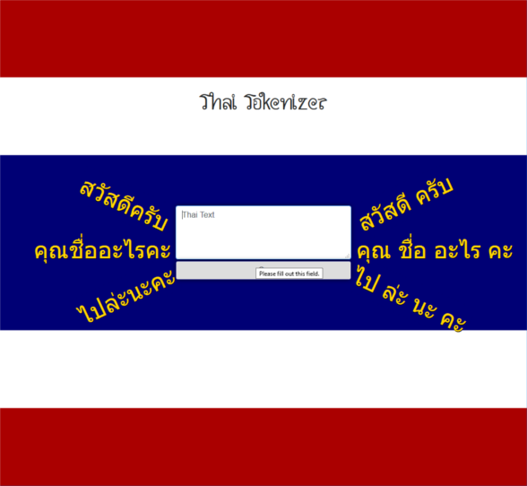 Thai-Tokenizer